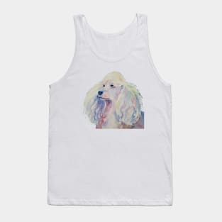 Poodle - standard - white Tank Top